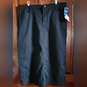 Lee Rider Instantly Slimming Black Skirt 12 M